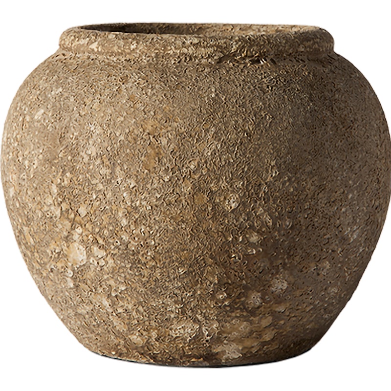 Luna Dekorativ Krukke Beige, 25 cm