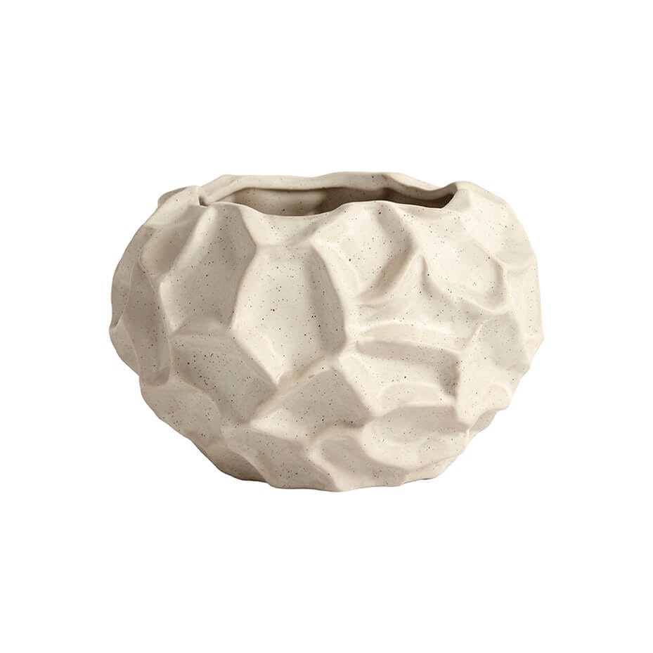 Muubs Soil Krukke &Oslash;18 Cm Vanilla - Krukker Stent&oslash;j Vanilje - 9490000104