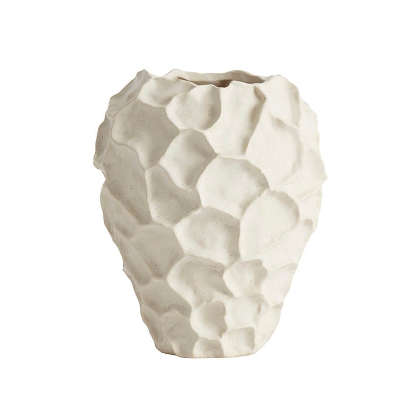 Muubs Soil Vase 18x21,5 Cm Vanilla - Vaser Keramik Vanilje - 9490000101