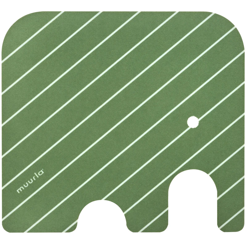 Elephant Underlag 10x11 cm, Grønt