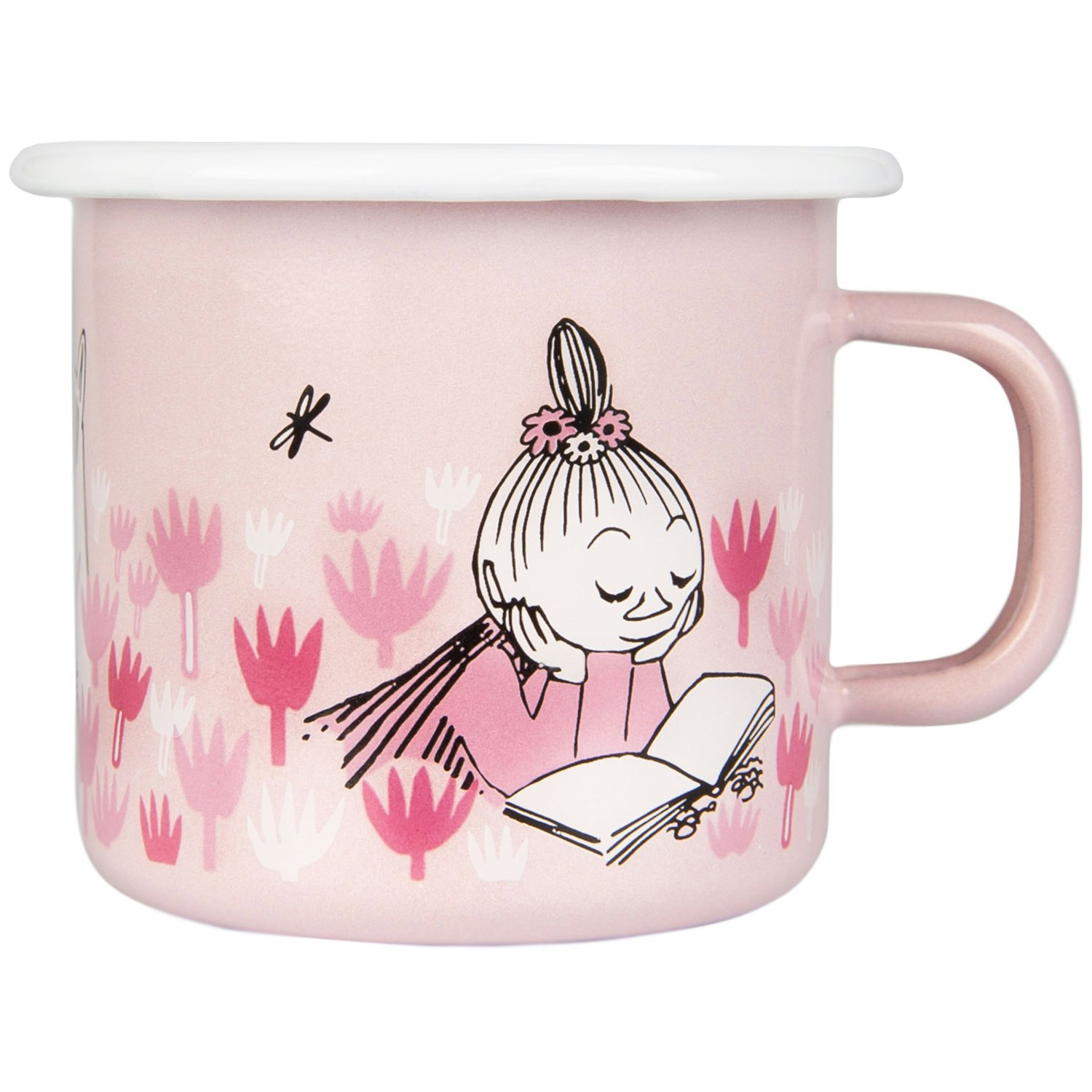 Muurla Moomin Enamel Mug 25 Cl Girls - Kaffekopper Emalje Rosa - 1711-025-03