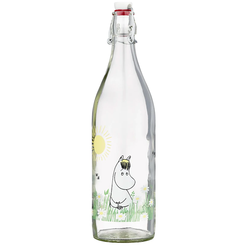 Moomin In the garden Glasflaske 1 L