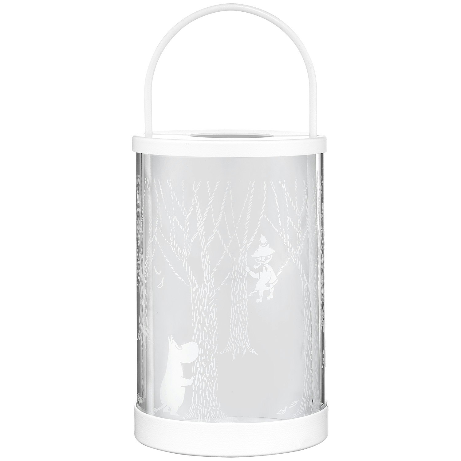 Muurla Moomin In The Woods Lanterne 26 Cm - Lysestager Glas Hvid - 741-180-01