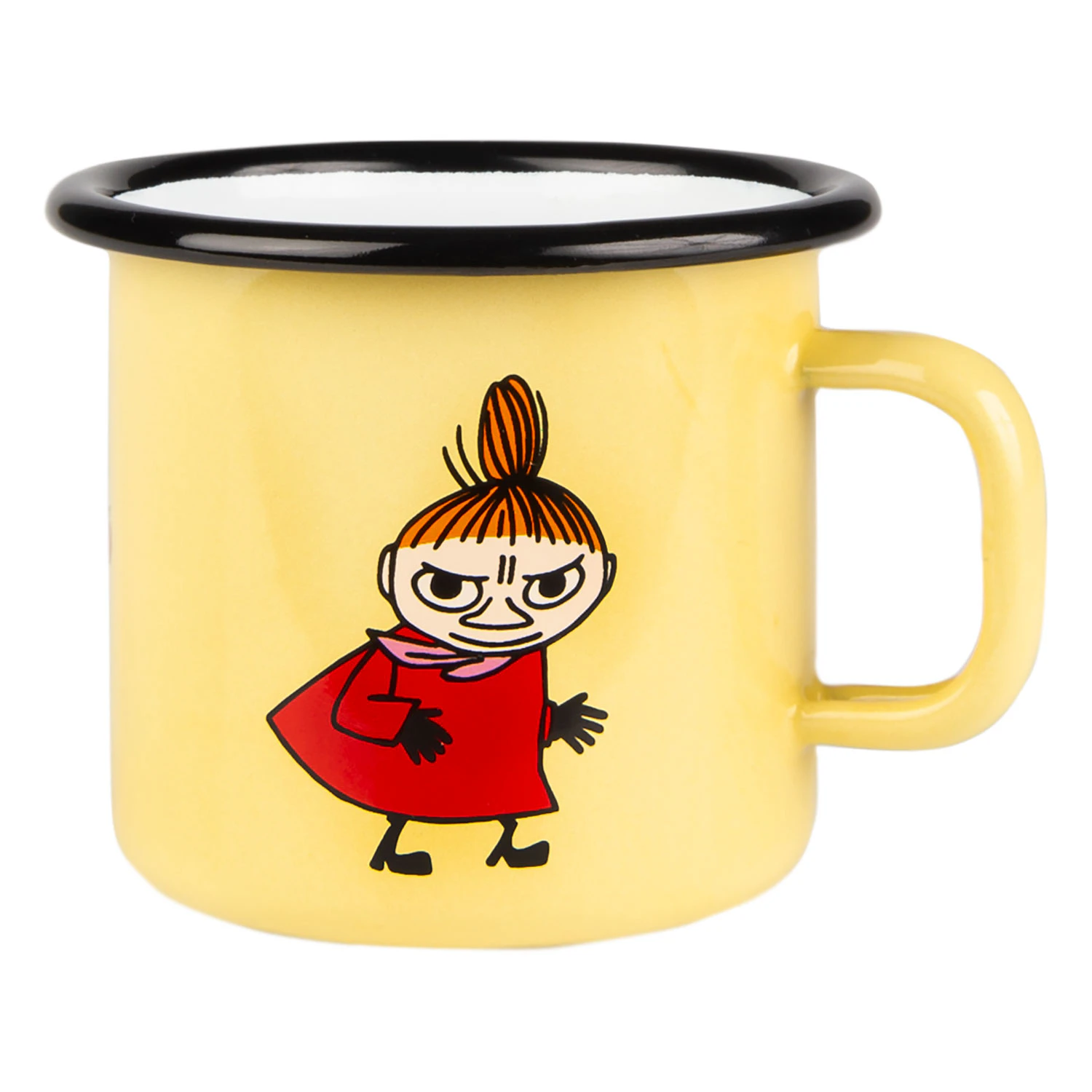 Muurla Moomin Retro Enamel Mug 25 Cl Little My - Kaffekopper Emalje Gul - 1701-025-01