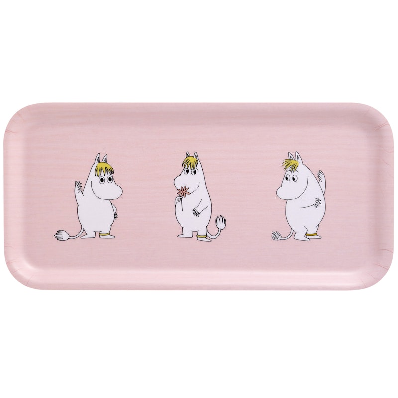Moomin Retro Bakke 27x13 cm, Rosa