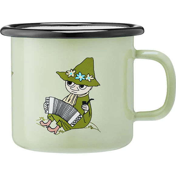 Muurla Mumin Krus 25 Cl Snuffkin - Mumin-krus Emaljeret Kulstofst&aring;l Gr&oslash;n - 1701-025-25