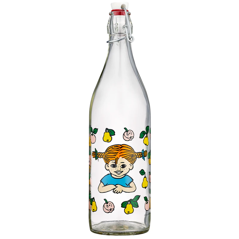 Pippi Fruits Glasflaske 1 L