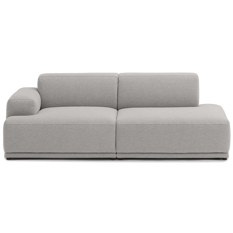 Connect Soft Modulopbygget 2-personers Sofa Med Åben Højre Side, Clay 12