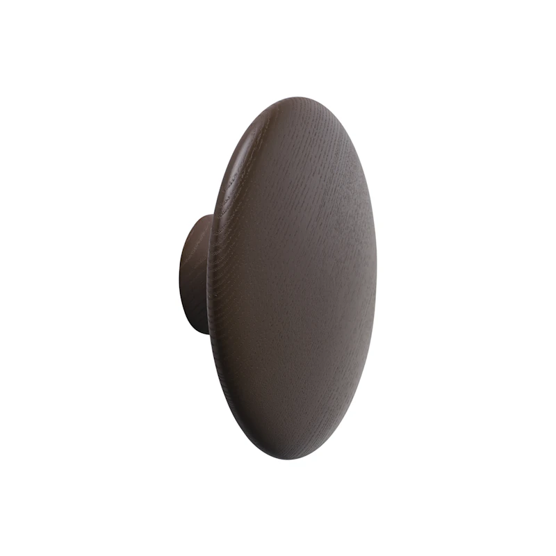 Dots Krog Træ Ø 13 cm, Brun-rød