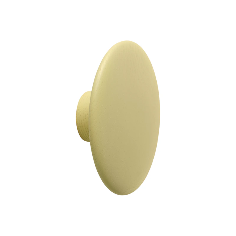 Dots Krog Træ Ø 13 cm, Yellow Beige