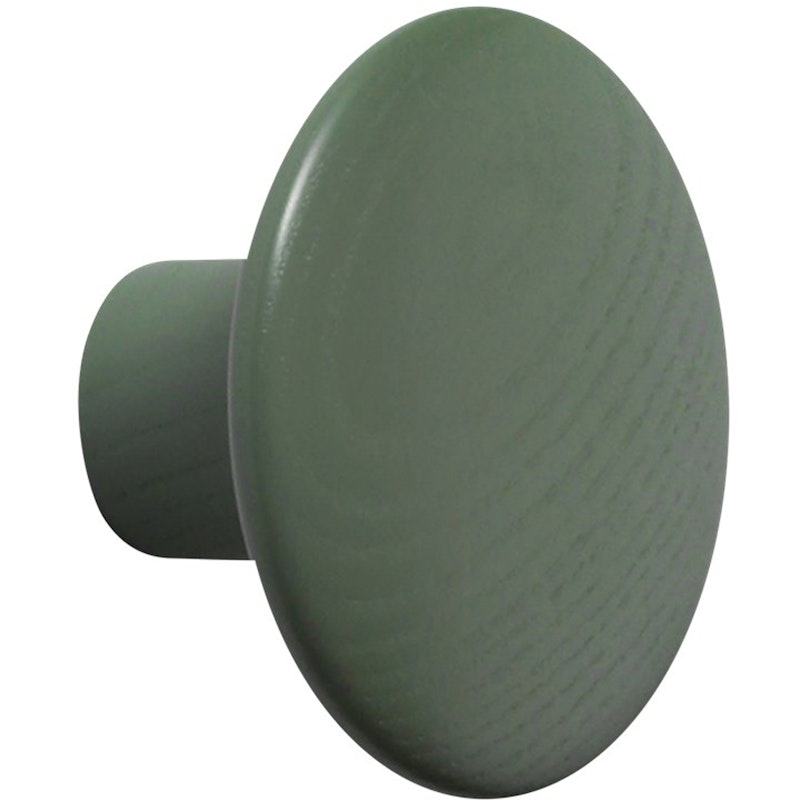 Dots Krog Træ Ø9 cm, Dusty Green