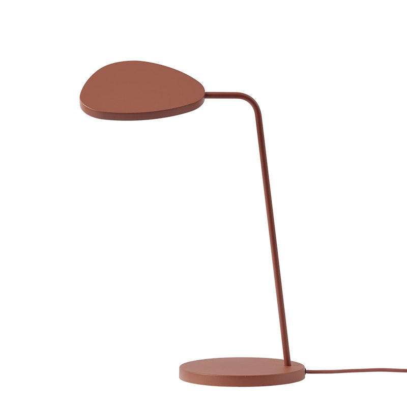 Leaf Bordlampe, Copper Red