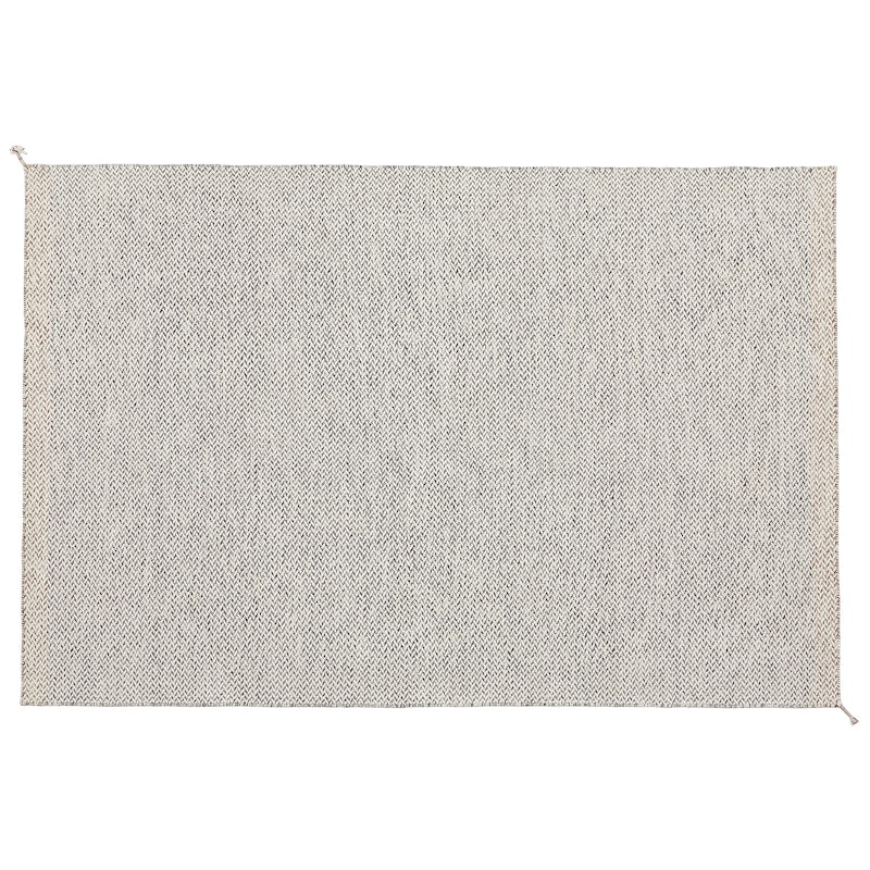 Ply Tæppe Genanvendt Polyester Sort / Hvidt, 170x240 cm