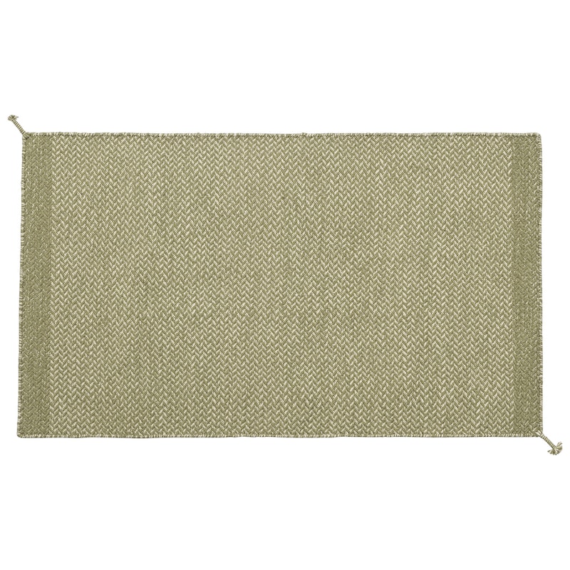 Ply Tæppe Genanvendt Polyester Moss Green, 85x140 cm