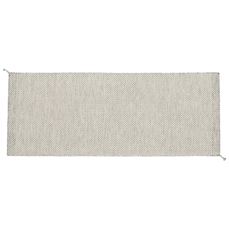 Ply Tæppe Genanvendt Polyester Offwhite, 80x200 cm