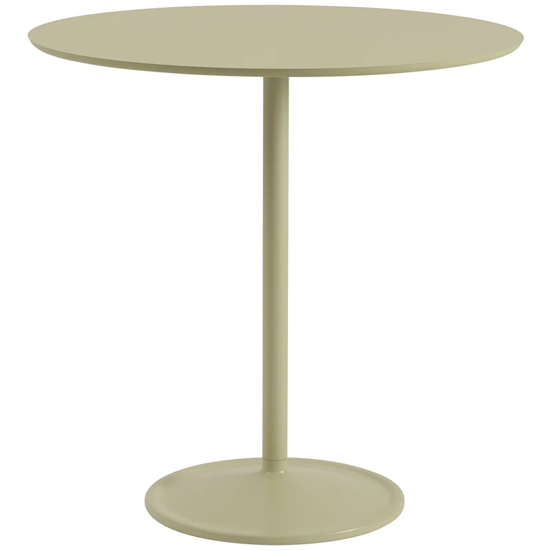 Soft Barbord Ø95x95 cm, Laminat Beige Green