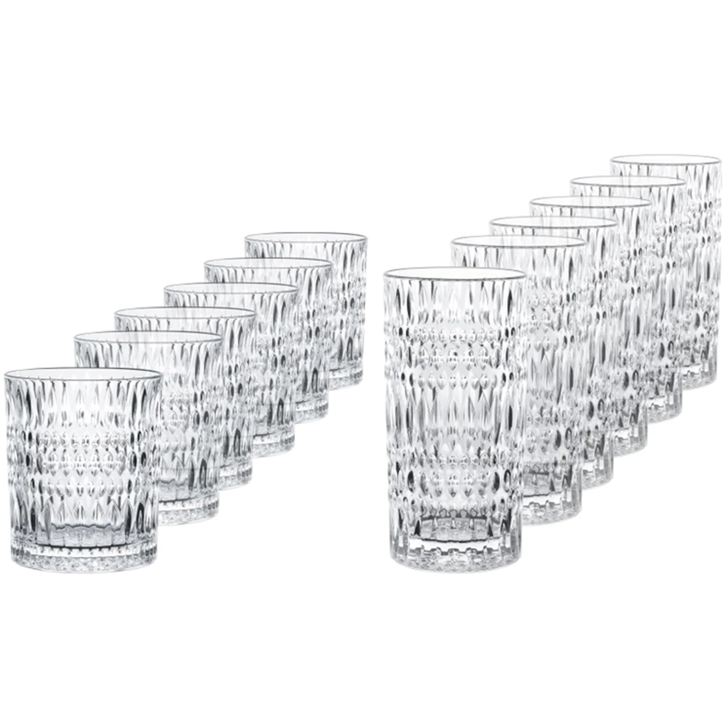Nachtmann Ethno Drinksglas 12-pak - Tumblers Krystalglas Klar - 105354