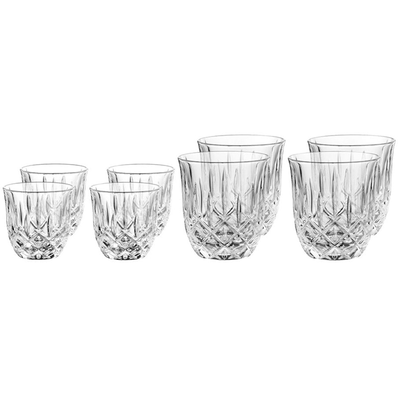 Noblesse Barista Glas Med To Størrelser, 8-pak