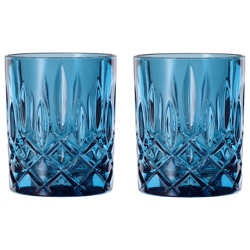 Noblesse Drinksglas 2-pak, Vintage Blue