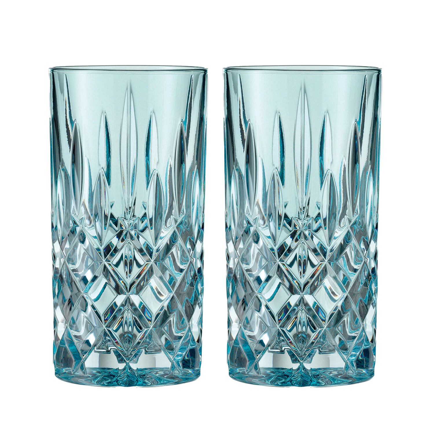Nachtmann Noblesse Longdrink Glas 37 Cl 2-pak - Highball & Longdrink Krystalglas Aqua - 105710