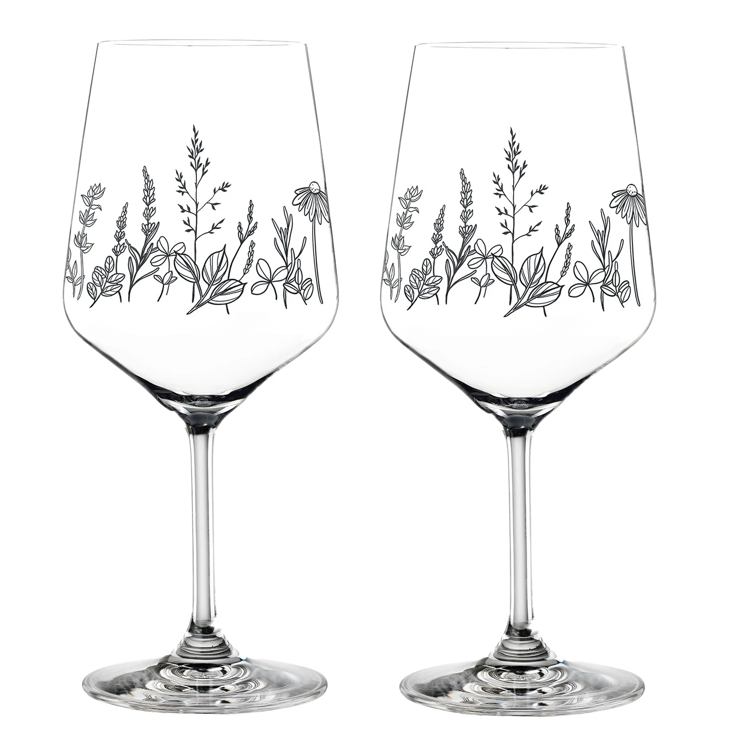 Nachtmann Tattoo Vinglas 2-pak - Vinglas Krystalglas Sort - 105723