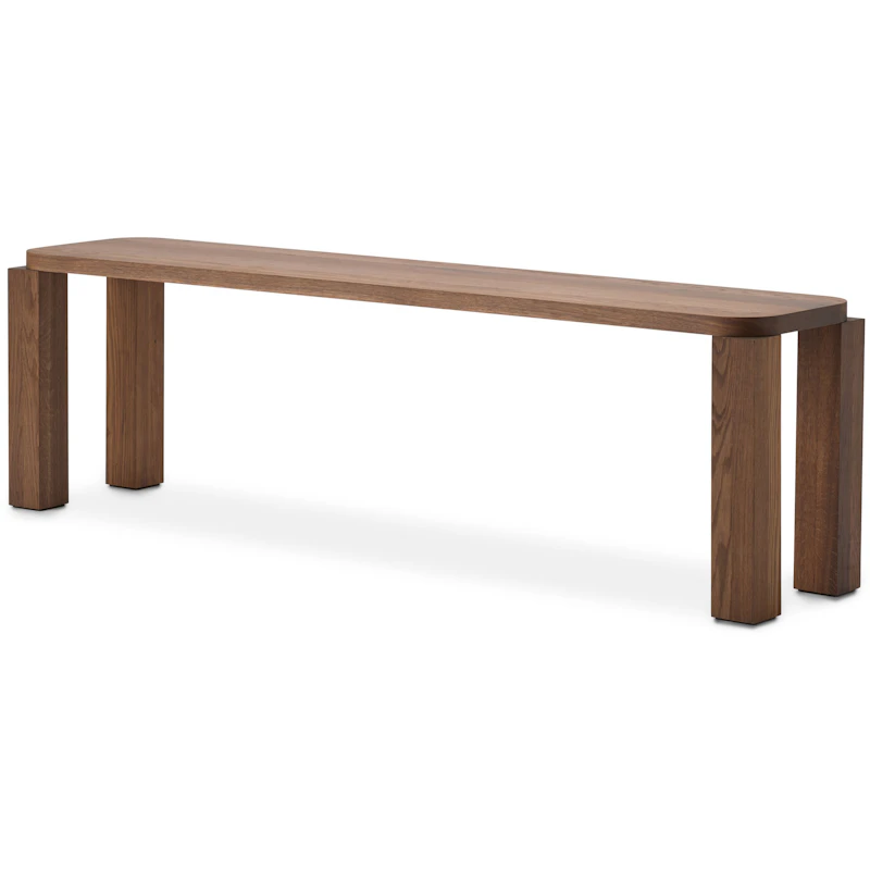 Atlas Bænk 150 cm, Røget Eg
