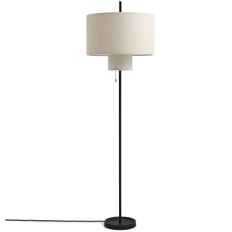 Margin Gulvlampe, Sort / Beige