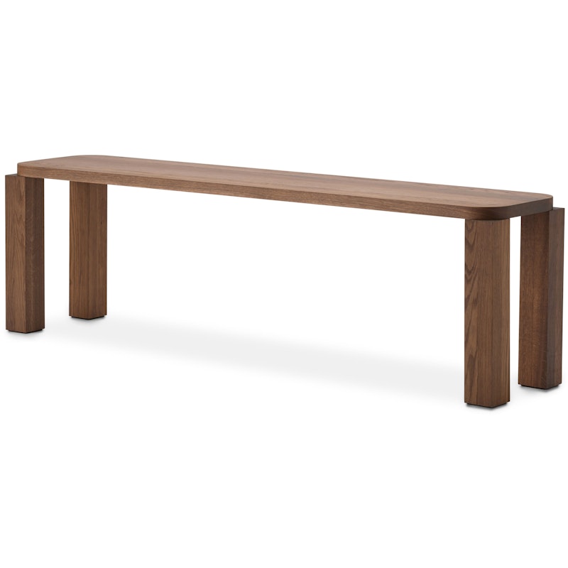 Atlas Bænk 150 cm, Røget Eg
