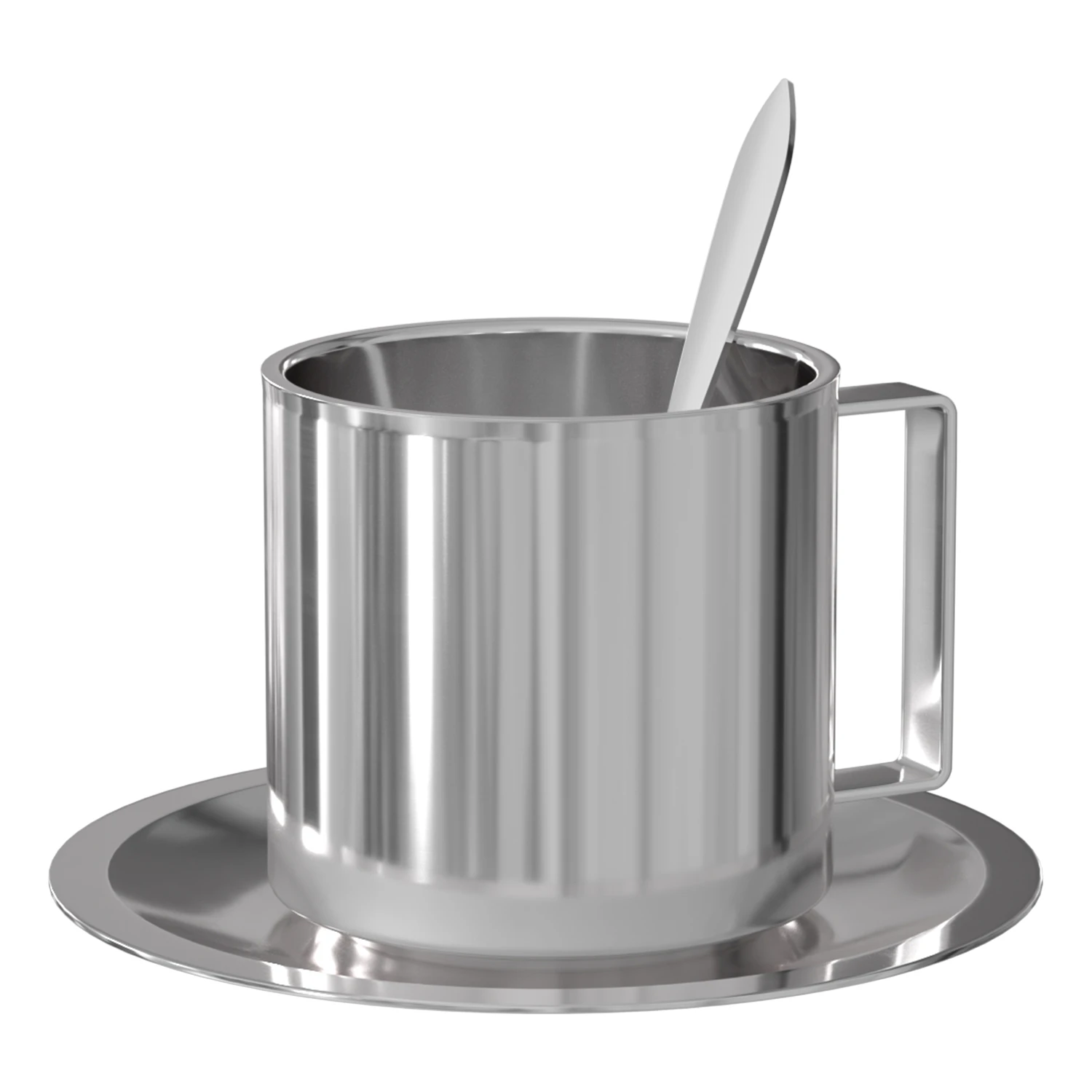 Nichba Americano Trio Kaffekop - Kaffekopper Rustfrit st&aring;l - 900203