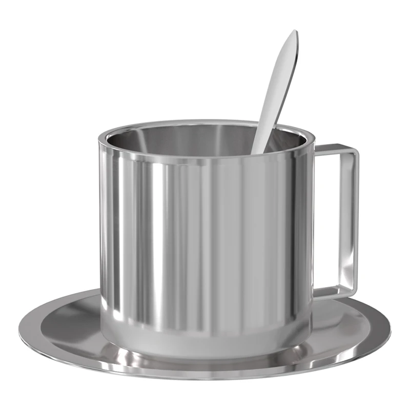 Americano Trio Kaffekop, Rustfrit Stål