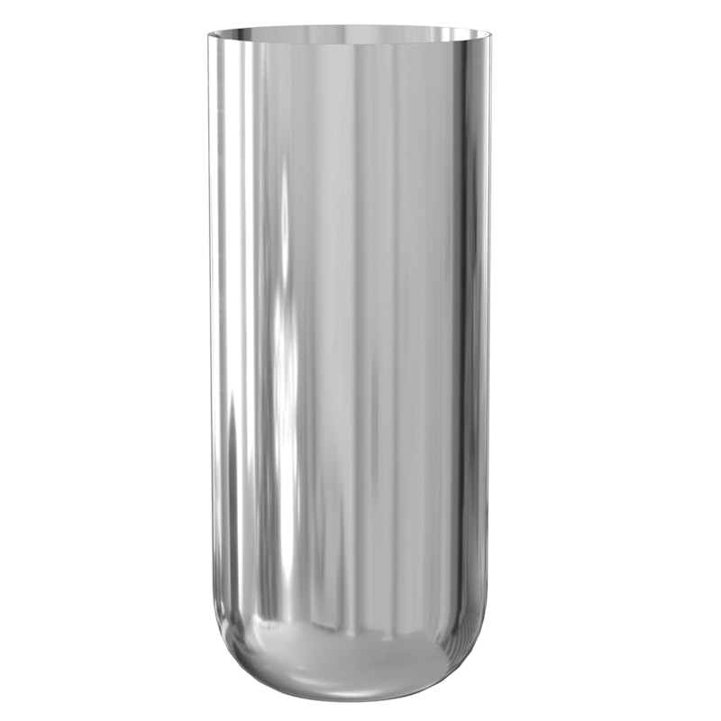 Vase Rustfrit Stål, 24 cm