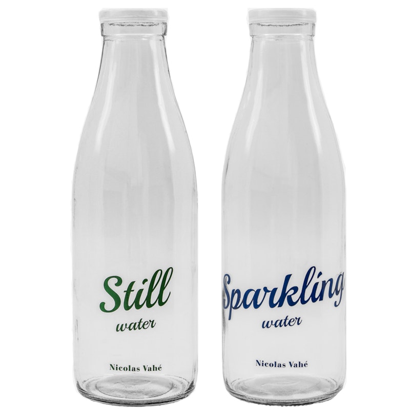 Vandflaske Med Låg 2 dele