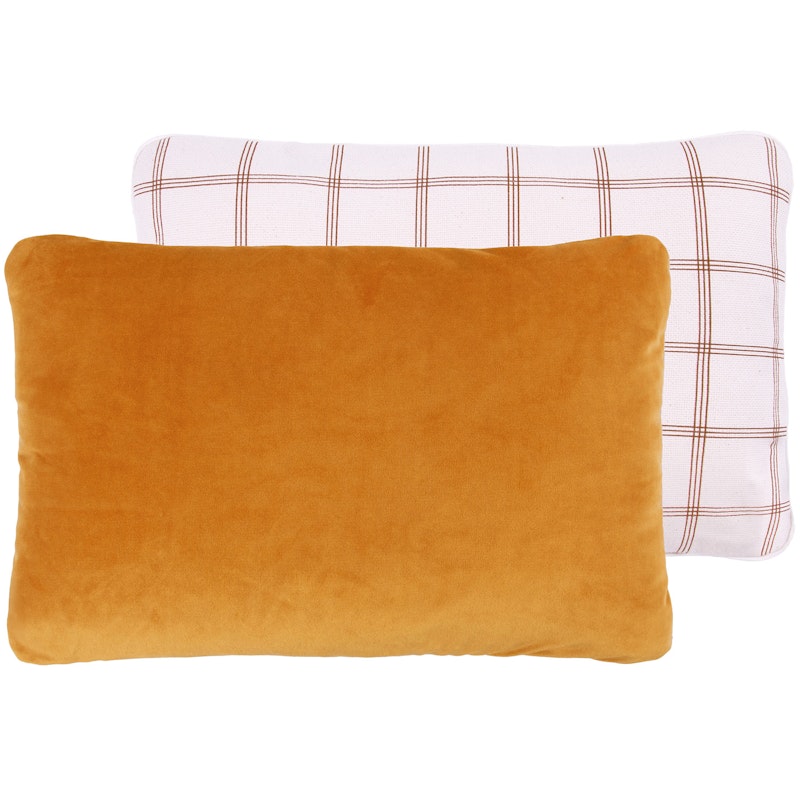 Eco-Velvet Pude 28x44 cm, Yellow