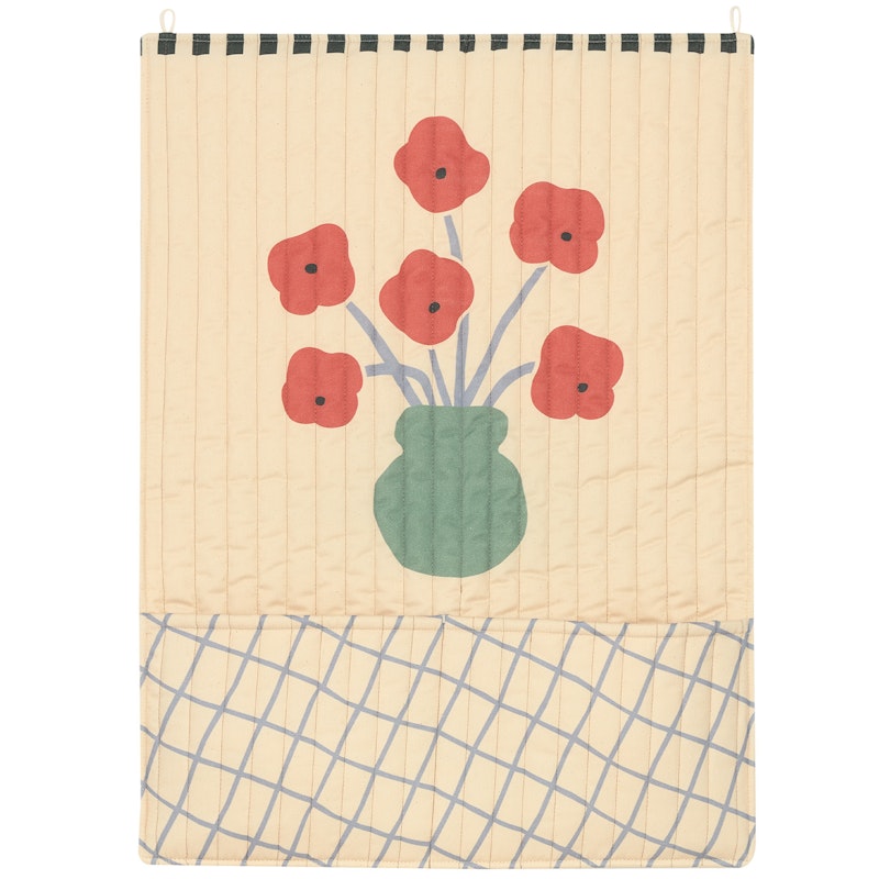 Vibes Vægpynt / Opbevaring 55x70 cm, Poppies