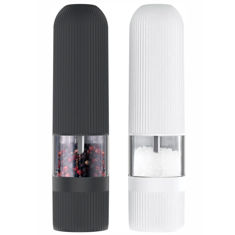 Plissé Elektrisk Krydderikværnsæt 2 dele