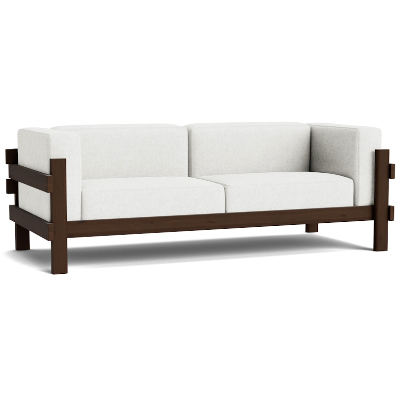 Kube 3-Personers Sofa, Mørkebrun / Hallingdal 110