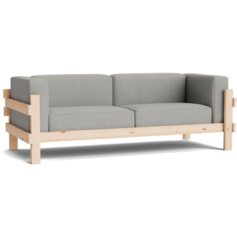 Kube 3-Personers Sofa, Pine / Remix 133