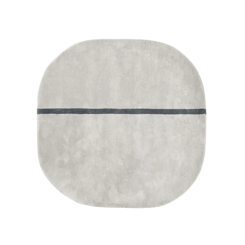 Oona Gulvtæppe 140x140cm, Grå