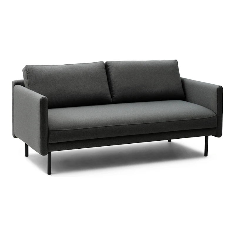 Rar 2-Personers Sofa, Re-Born Mørkegrå