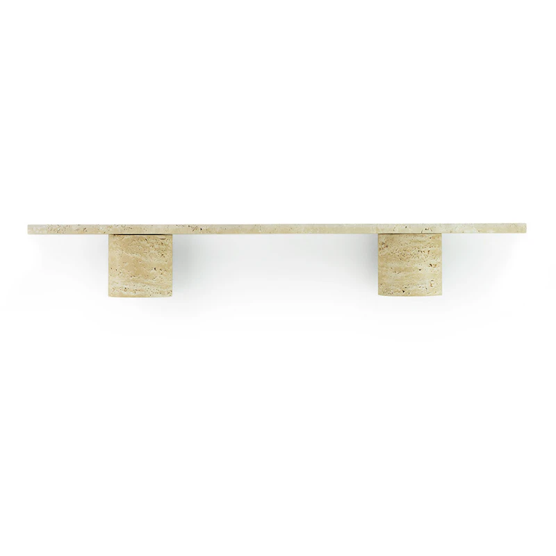 Sten Væghylde 80 cm, Travertin