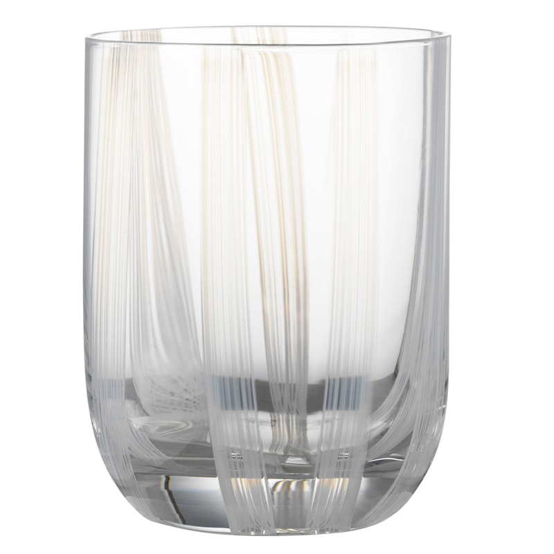 Stripe Glass, 39 cl Glas Hvidt