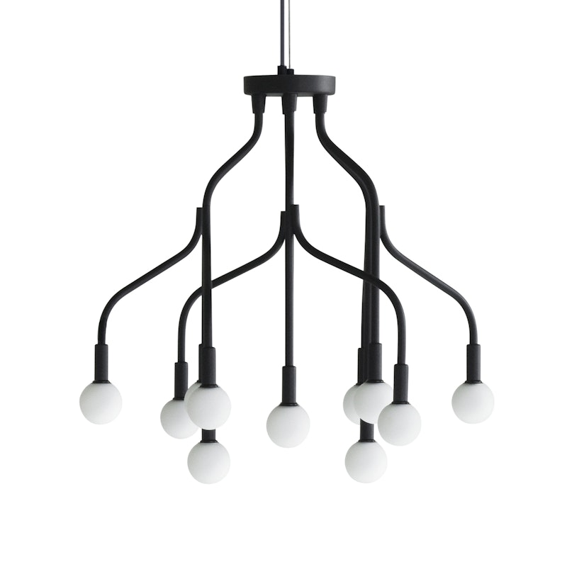 Vekst Loftslampe Sort, Ø62 cm