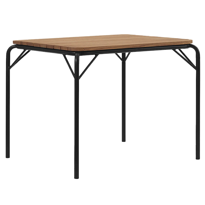 Vig Bord 90x90 cm, Robinie / Sort