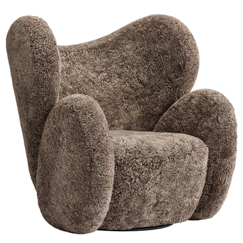 Big Big Lænestol Swivel 180 Sahara