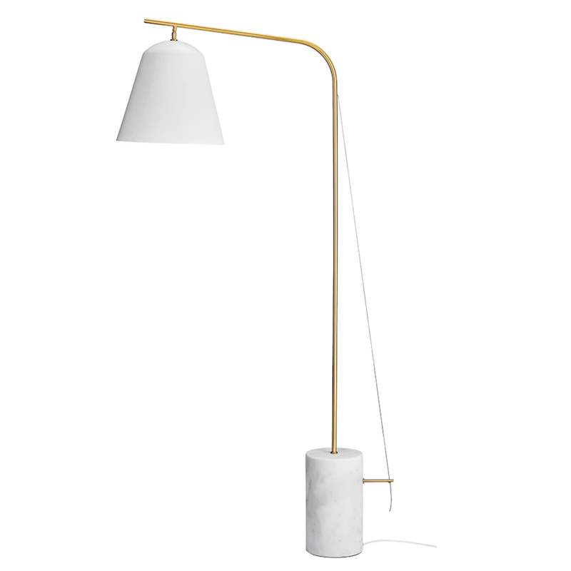 Line Two Gulvlampe, Hvid