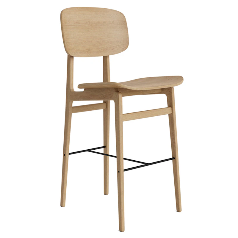 NY11 Barstol Med Ryglæn H65 Natural Eg
