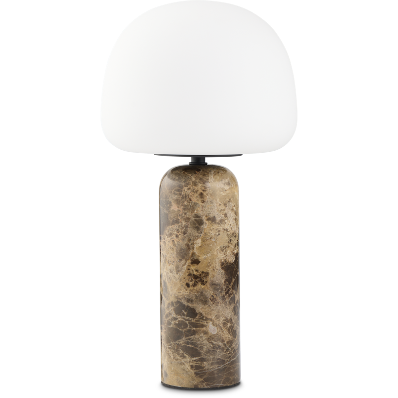 Kin Bordlampe Brun Marmor 40 cm