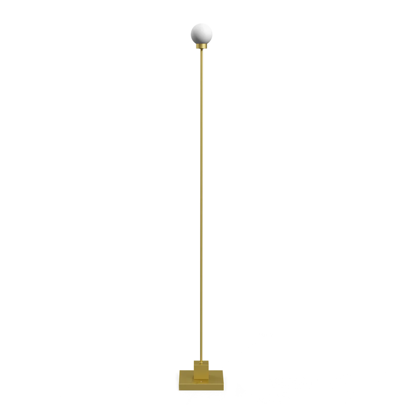Snowball Transportabel Gulvlampe Messing