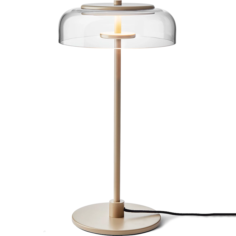 Blossi Bordlampe 230 mm, Nordic Gold / Klar