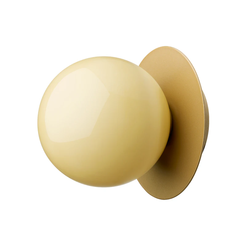 Liila 1 Væg-/Loftslampe 16,5 cm, Guld / Honey